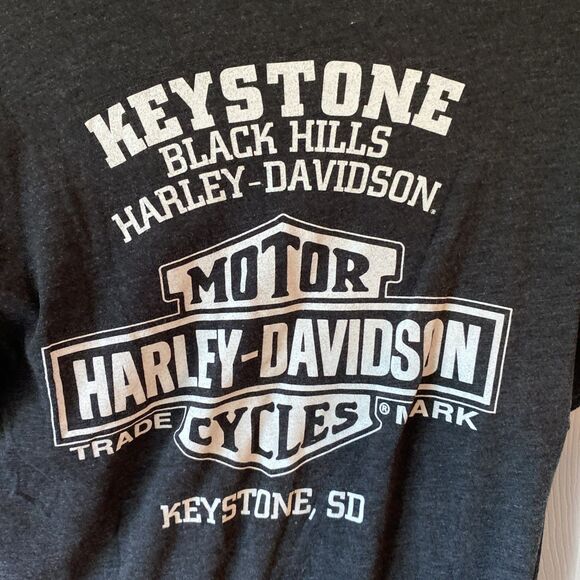 Harley Davidson Motorcycles Size Small Graphic T Shirt Short Sleeve Keystone SD - Picture 6 of 8
